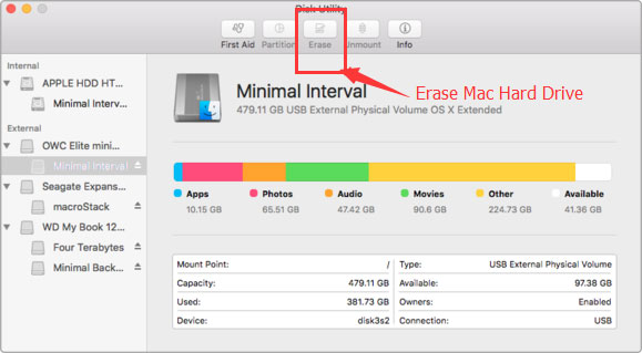 format mac external for windows 10